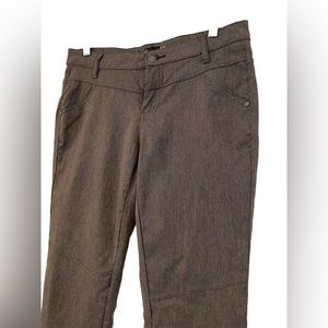 PRANA Womens Tashia Charcoal Stretch Pants- 8